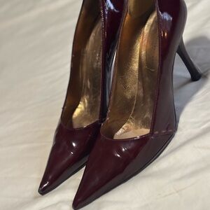 Giuseppe Zanotti Deep Red Patent Heels